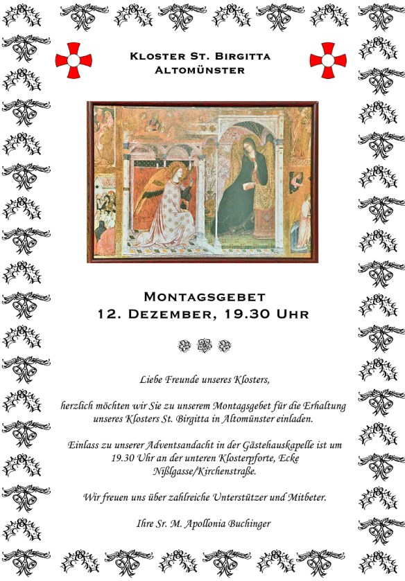 Adventsandacht am 12. Dezember