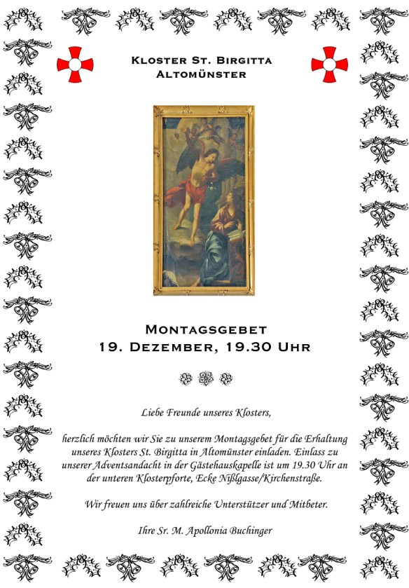 Adventsandacht am 19. Dezember