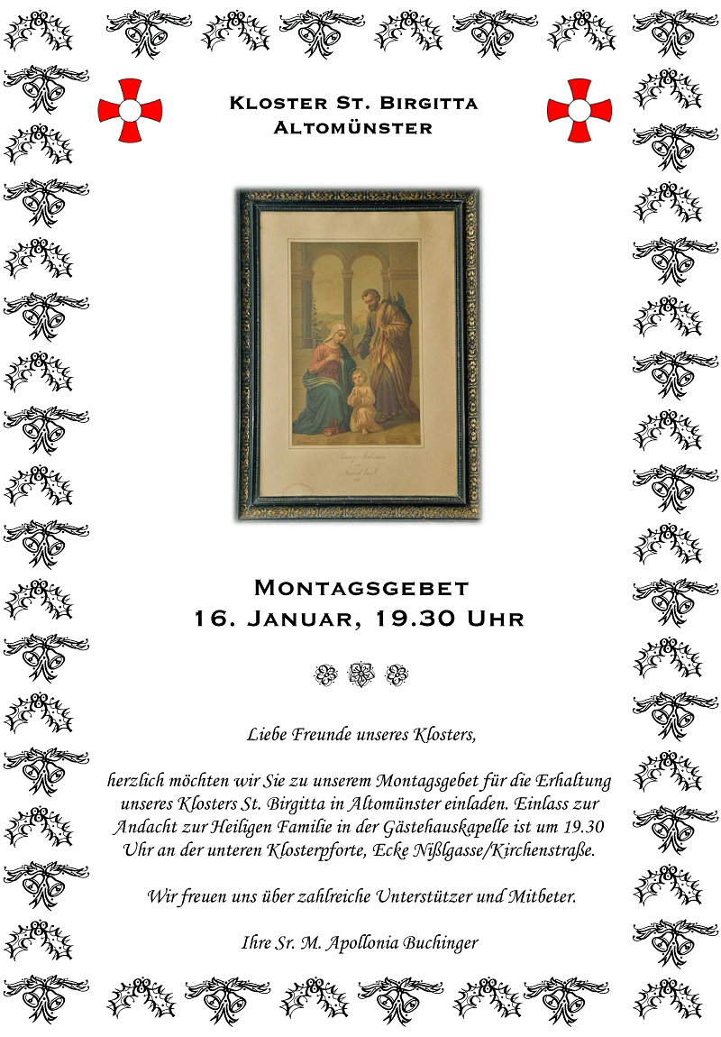 Andacht zur Heiligen Familie