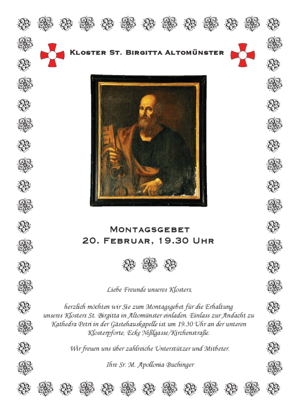 Andacht zu Kathedra Petri